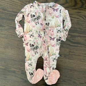 POSH PEANUT | Francesca Footie Ruffled Zippered One Piece (Halloween)